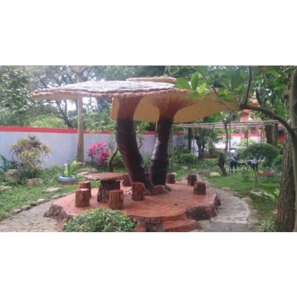 香菇造型涼亭 香菇造型涼亭,鴻山園藝有限公司