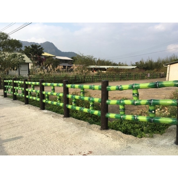 仿竹木欄杆 仿竹木欄杆-鴻山園藝有限公司