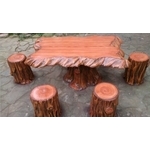 仿木桌椅 - 鴻山園藝有限公司