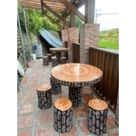 仿木桌椅 - 鴻山園藝有限公司