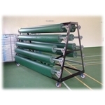 地板保護墊捲收架