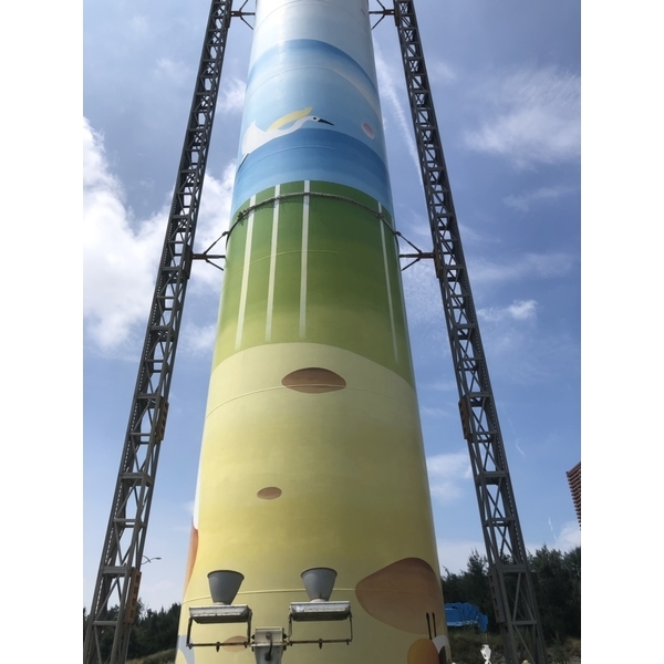 台中高美濕地-塔架升降施工平台-立都鷹架有限公司