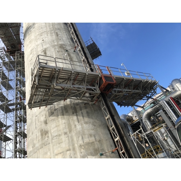 金門塔山電廠-煙囪-立都鷹架有限公司