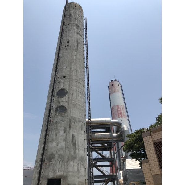 金門塔山電廠-煙囪-立都鷹架有限公司