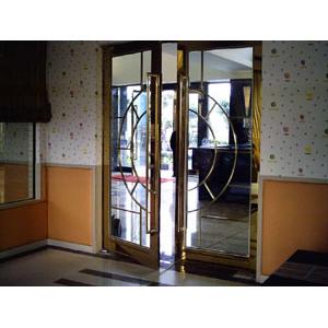 鍛鈦玻璃大門 , 東立洲金屬建材有限公司