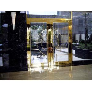鍍鈦玻璃大門 , 東立洲金屬建材有限公司