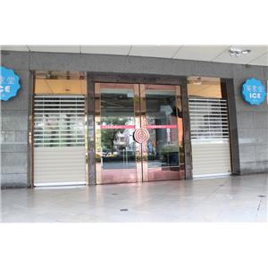 鍍鈦門+鋁合金PC捲門 , 東立洲金屬建材有限公司