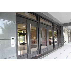 蘆洲名宅60A全視窗不銹鋼防火玻璃門