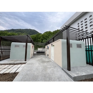 石門水庫發電廠移動式廁所建置景觀廁所