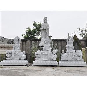 石雕 文殊.普賢.觀音 佛像 - 呈吉建材實業有限公司
