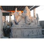 石雕 老子騎牛 佛像 - 呈吉建材實業有限公司