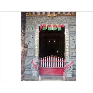 石獅.石雕 對聯 石堵 壁面