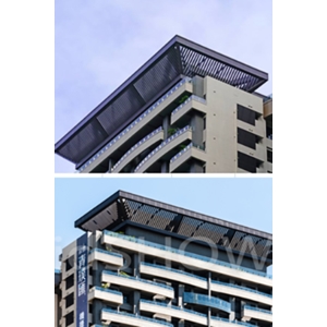 RF造型鋁格柵包板