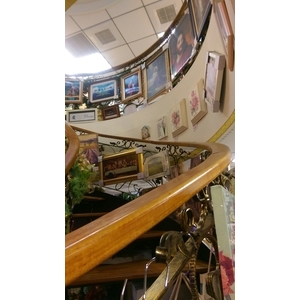 特殊藝術彎梯扶手