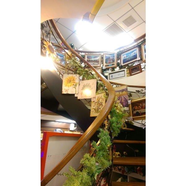 特殊藝術彎梯扶手