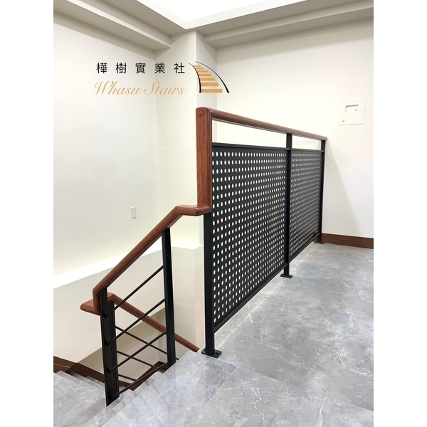 日式鐵件木扶手-樺樹實業社