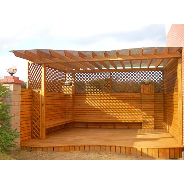 南方松造型花架