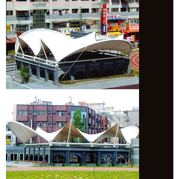 中原國小停車場 中原國小停車場,台灣乙島空間桁架膜技股份有限公司