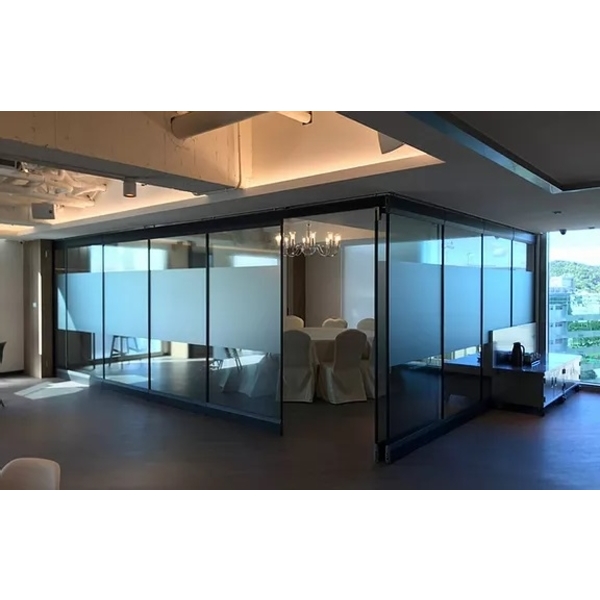 壹電視員工餐廳包廂_玻璃活動隔間-勇昱股份有限公司