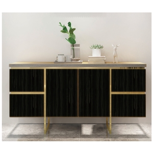 PET Decoratin Sheet -Wood Grain   W-01 Black - 孜豐科技股份有限公司