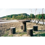 T-3松木桌椅、排樁 - 利澤建材工業有限公司