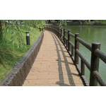 B-2櫟木欄杆五連樁 - 利澤建材工業有限公司