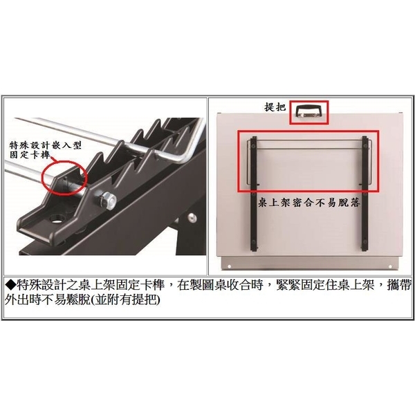 GOODLY FW3-A2L(60 x 75 x 3cm)桌上型平行尺製圖桌(證照考試專用)-固迪欣儀器有限公司