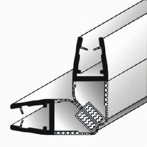 無框式淋浴門磁鐵止水條,三世實業有限公司