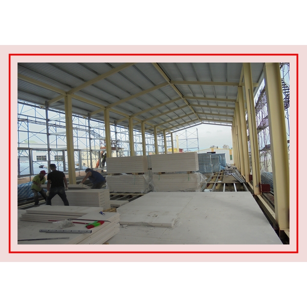 鴻勁科技廠房ALC板施作-剴聚建材有限公司