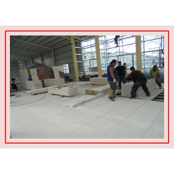 鴻勁科技廠房ALC板施作-剴聚建材有限公司