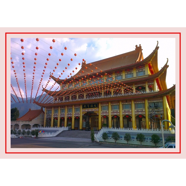 埔里靈巖山寺ALC板施作