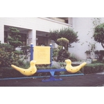 綜合遊具-鋼管海獅翹翹板