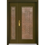 鑄鋁門中板 古錢鎮宅