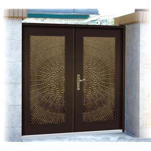 藝術壓花門-花開富貴