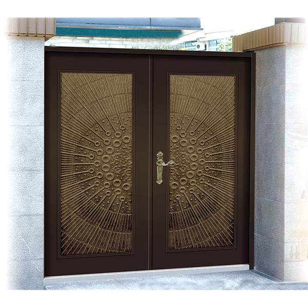 藝術壓花門-花開富貴,儕億金屬股份有限公司