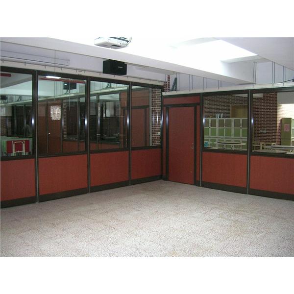 三峽西蓮淨苑研習室用膳室  (隔板設計:上玻下板),蘭滋達企業有限公司