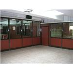 三峽西蓮淨苑研習室用膳室  (隔板設計:上玻下板) - 蘭滋達企業有限公司