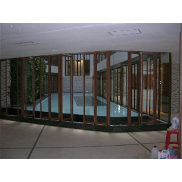 淡水亞太飯店 生態區環繞玻璃摺疊門                   (國產首創 適用空中游泳池),蘭滋達企業有限公司