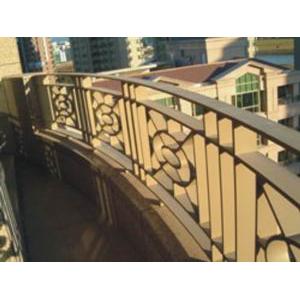 不鏽鋼造型扶手樣式I(扁鐵烤漆).