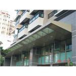 烤漆雨遮林口青荷(正面). - 雄岡金屬有限公司