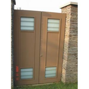 不鏽鋼造型烤漆雙向推門