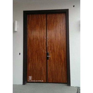 實木鋼製門