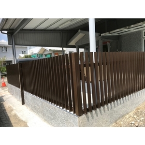 鋁格柵，H鋼安全玻璃採光罩