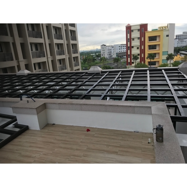 H型鋼採光罩-長虹鋁業行