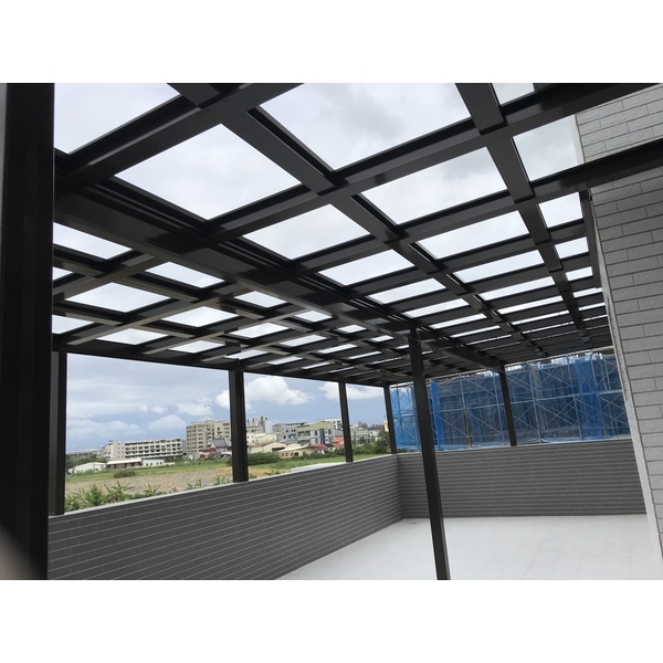 H鋼鋁採光罩-長虹鋁業行