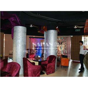 中壢水煙館/夢幻水舞牆/氣泡牆/弧線造型/數位水幕牆/水燈柱商品