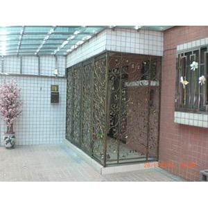 基隆市陳公館鍛造門.