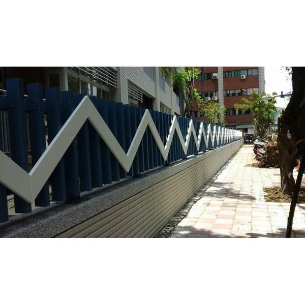 志偉營造-海山高中造型欄杆,川鈜金屬有限公司