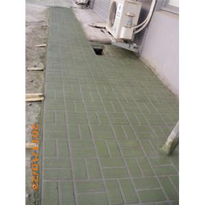 紙模板地磚(網織式+綠色+掃毛面)