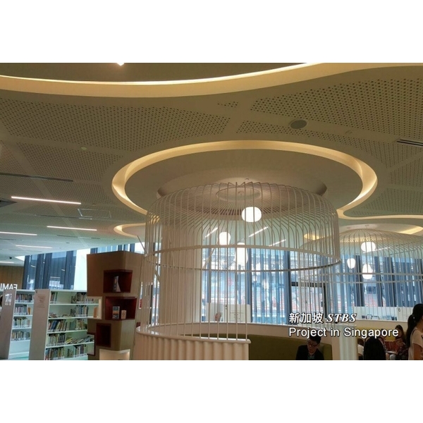 吸音沖孔石膏板-新加坡